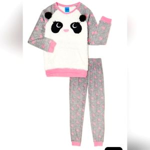 Girl Panda pajamas 2 piece set